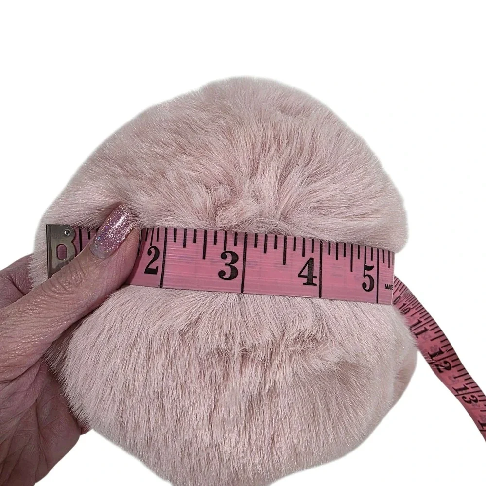 Steve Madden Pink Faux Fur Earmuffs Cozy Winter Warm Ear Warmers One‎ Size